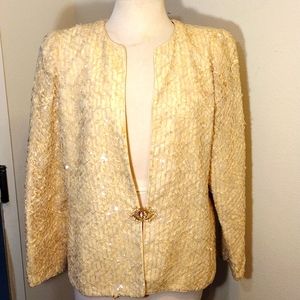 Katherin and Lindsay by iMatthew vintage Oscar approved bejeweled jacket